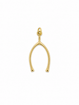 Vintage 14KT Gold Wishbone Charm