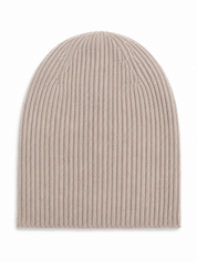 White + Warren Cashmere Plush Rib Beanie