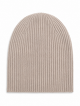 White + Warren Cashmere Plush Rib Beanie
