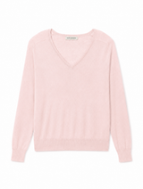 White + Warren Linen Blend V-Neck