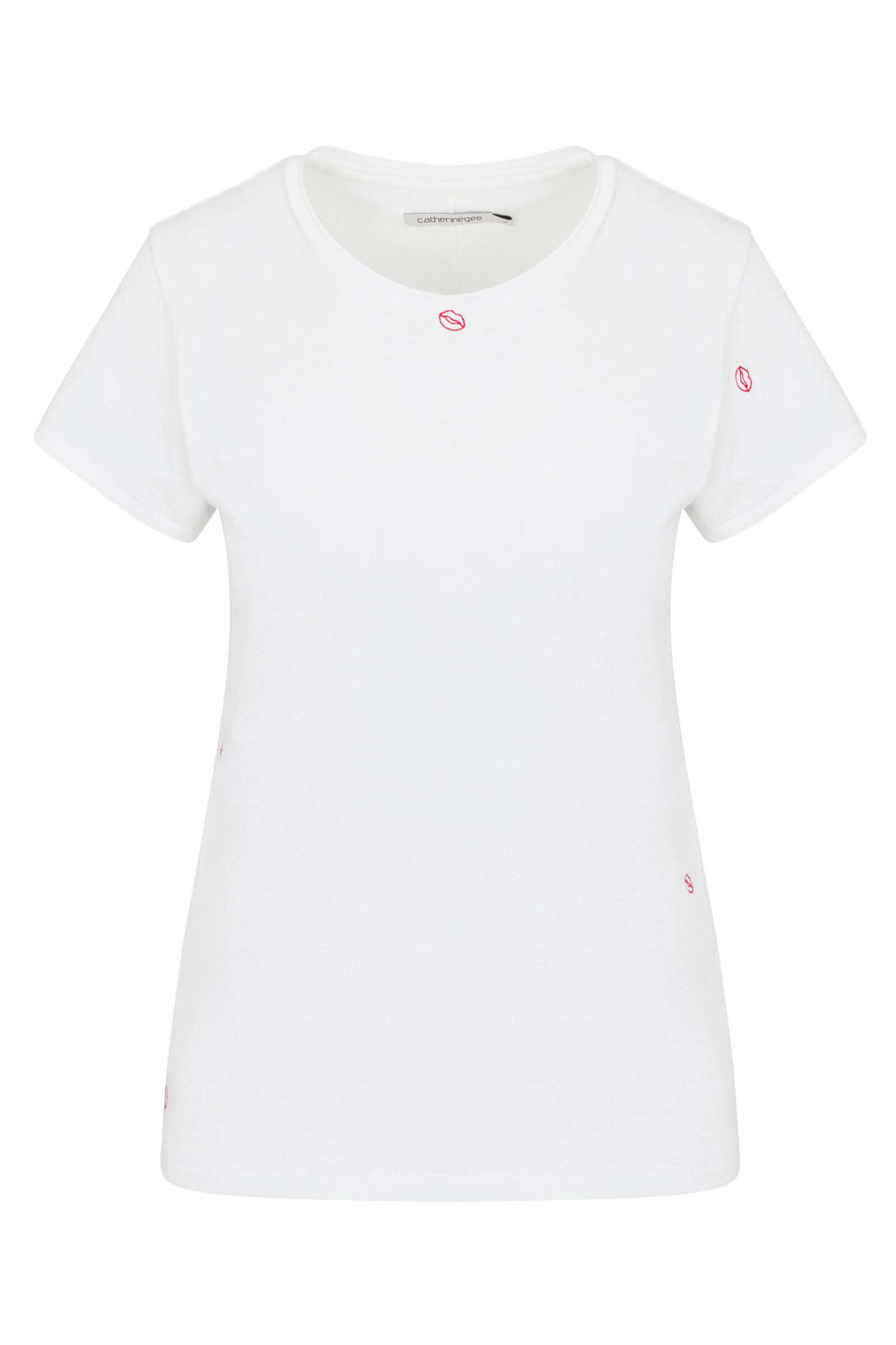 Catherine Gee S/S Bisou Cotton Tee Shirt