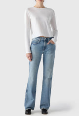 AMO Marcenia Low Boot Cut Jean in Bewitched