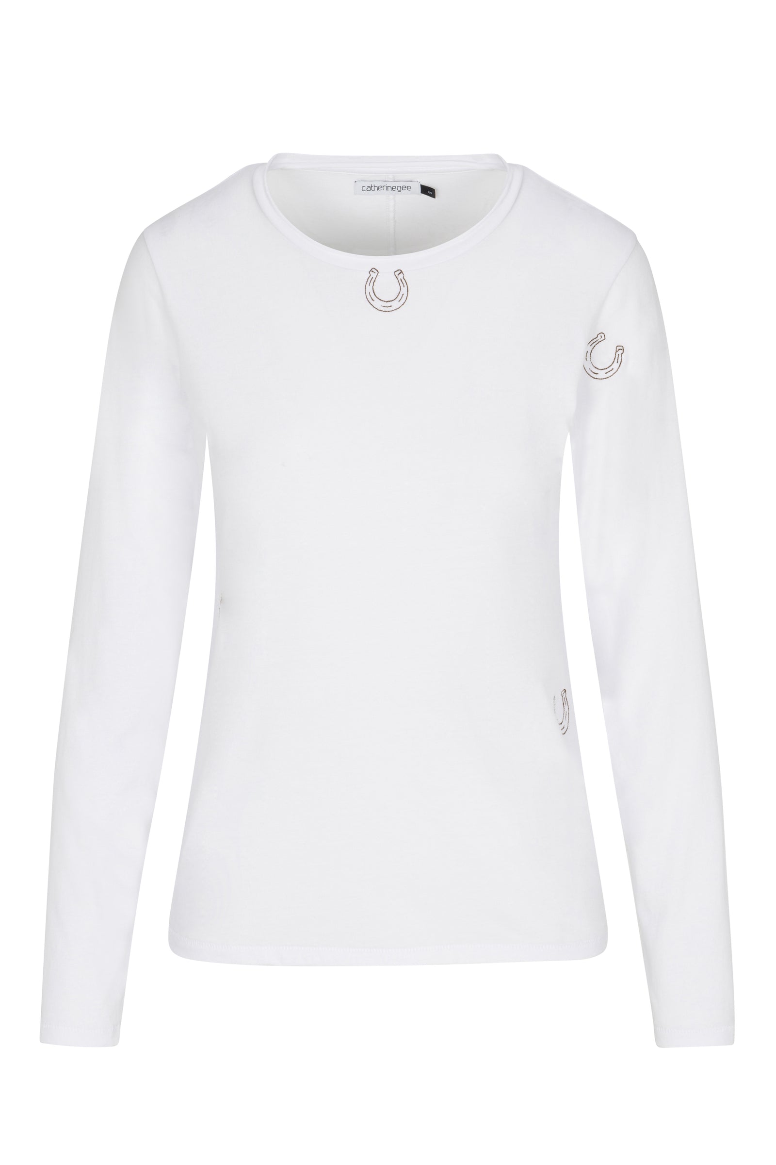 Catherine Gee L/S Horseshoe Tee Shirt