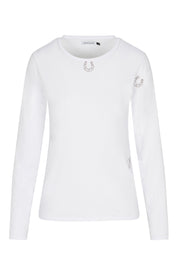 Catherine Gee L/S Horseshoe Tee Shirt