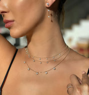 Graziela Large Floating Diamond Necklace
