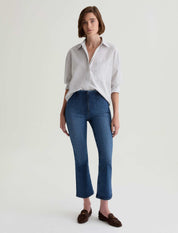 AG Farrah Bootcut Cropped Jean in Moonlight