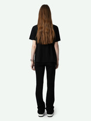 Zadig & Voltaire Marta Diamante Wings Tee Shirt