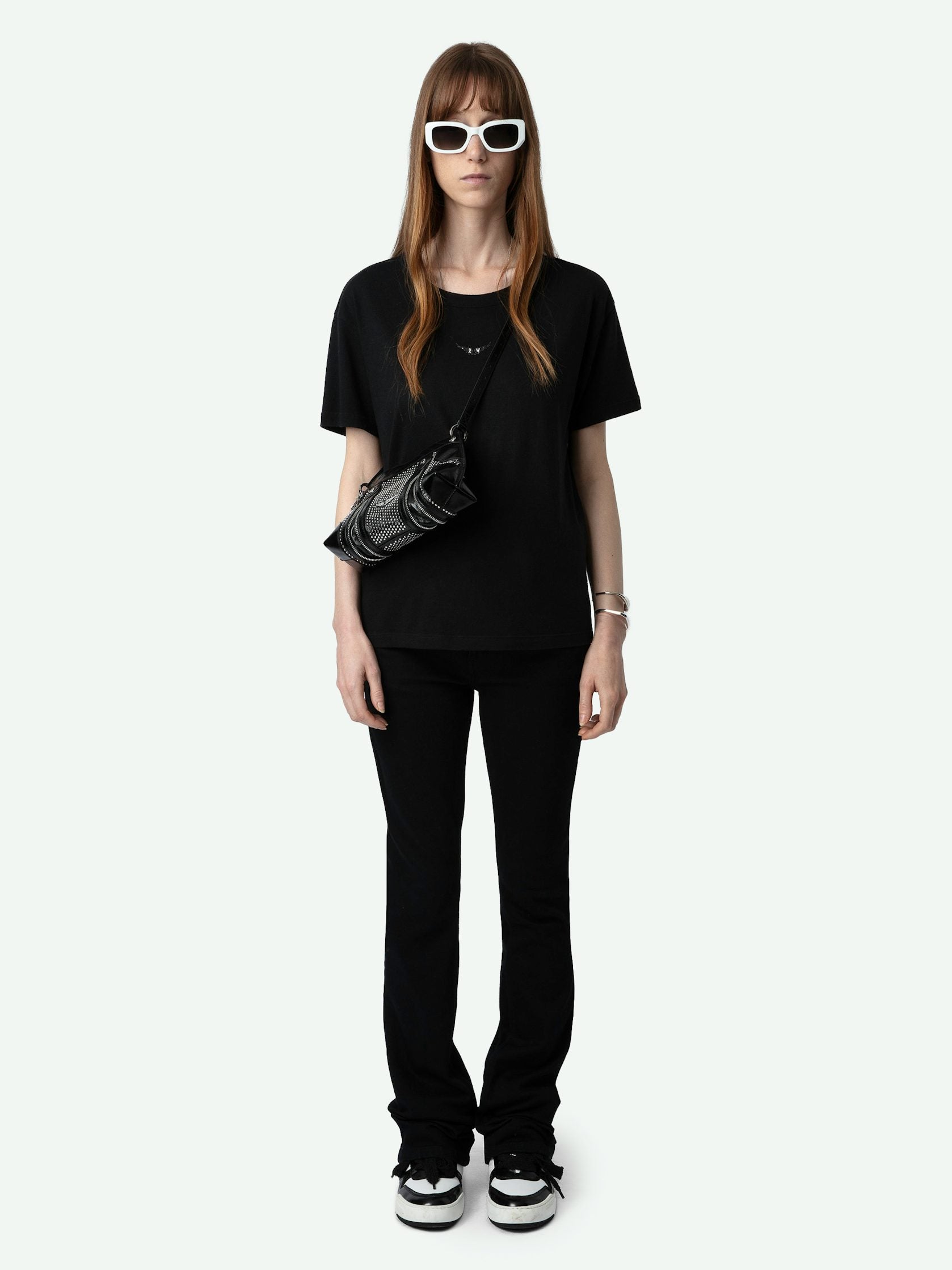 Zadig & Voltaire Marta Diamante Wings Tee Shirt
