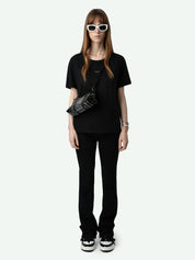 Zadig & Voltaire Marta Diamante Wings Tee Shirt