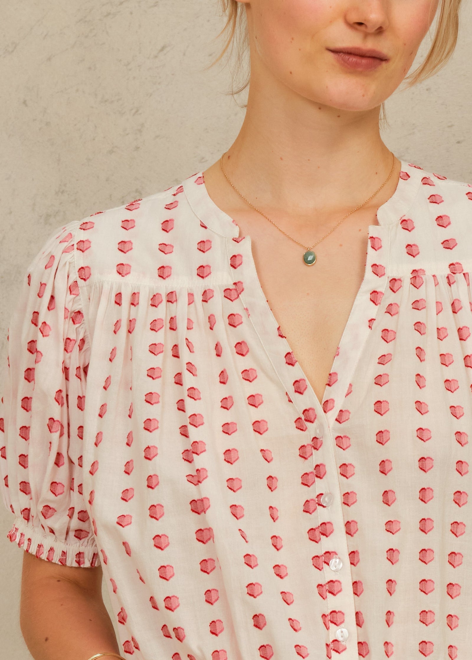 M.A.B.E. Karla Gathered Top