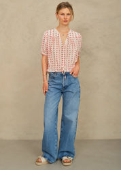 M.A.B.E. Karla Gathered Top