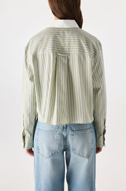 AMO Ruth Crop Shirt In Thistle