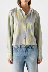 AMO Ruth Crop Shirt In Thistle