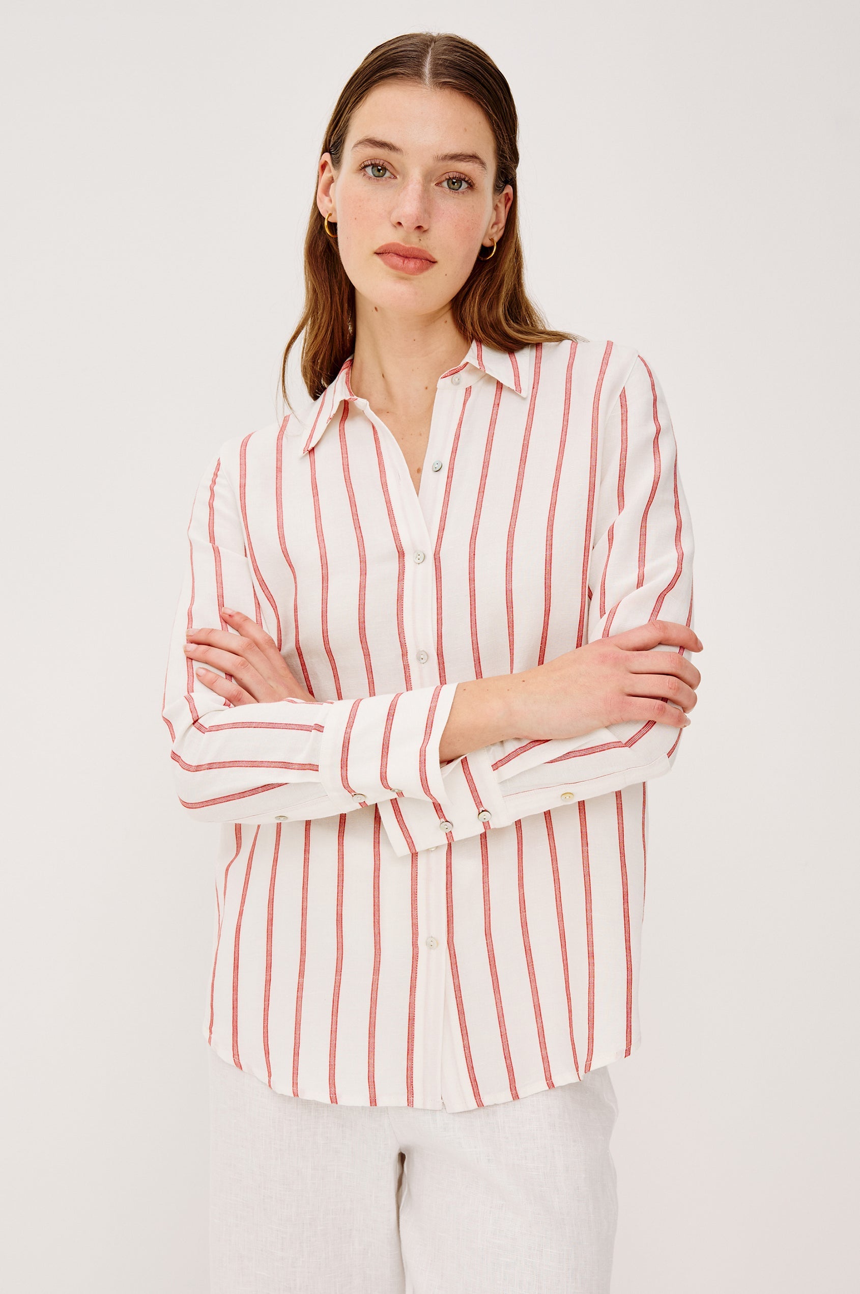 Rails Knox Shirt in Scarlet Ivory