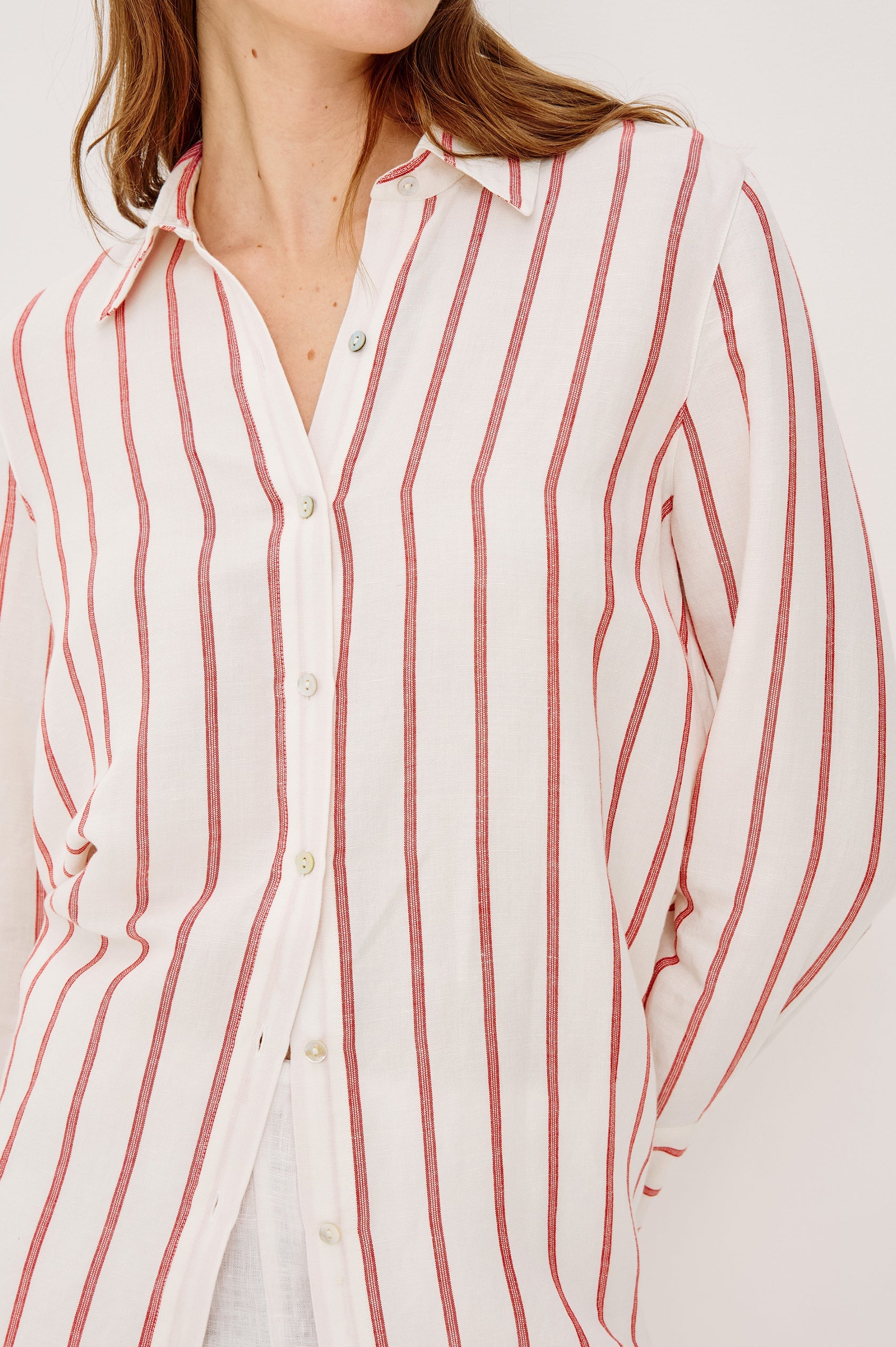 Rails Knox Shirt in Scarlet Ivory