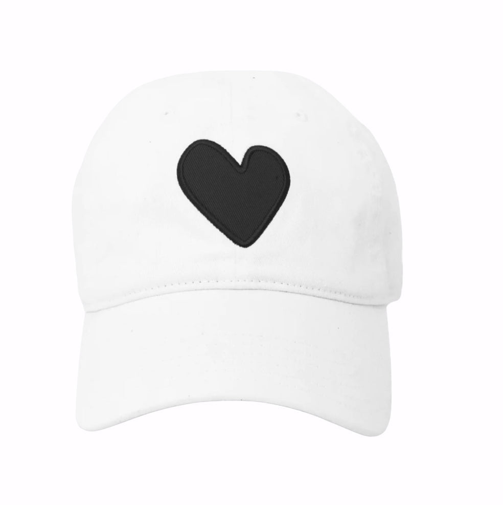 Kerri Rosenthal Heart Patch Baseball Hat