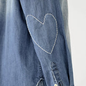 Kerri Rosenthal Lightweight Denim Shirt