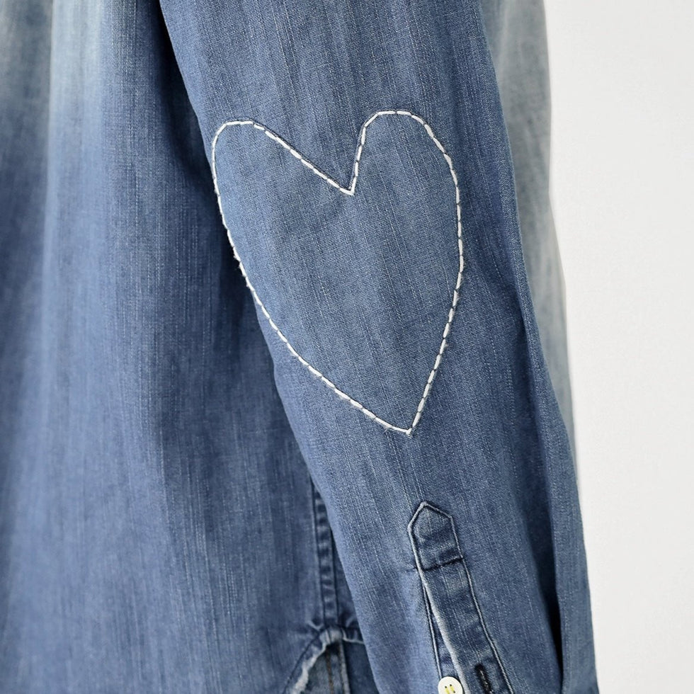 Kerri Rosenthal Lightweight Denim Shirt