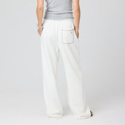 Kerri Rosenthal Weekend Barb Sweatpants in White