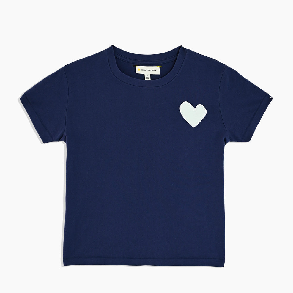 Kerri Roshenthal The Suke Tee - Contrast Imperfect Heart