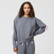 Kerri Rosenthal Boyfriend Patchwork Sweatshirt