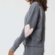 Kerri Rosenthal Boyfriend Patchwork Sweatshirt