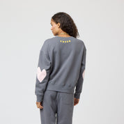 Kerri Rosenthal Boyfriend Patchwork Sweatshirt