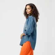 Kerri Rosenthal Lightweight Denim Shirt