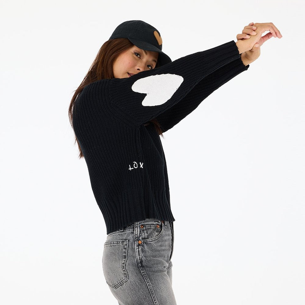 Kerri Rosenthal Marlow Imperfect Heart Sweater