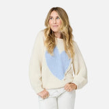 Kerri Rosenthal Ricki Imperfect Heart Sweater