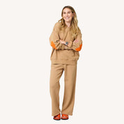 Kerri Rosenthal Weekend Barb Sweatpants in Camel