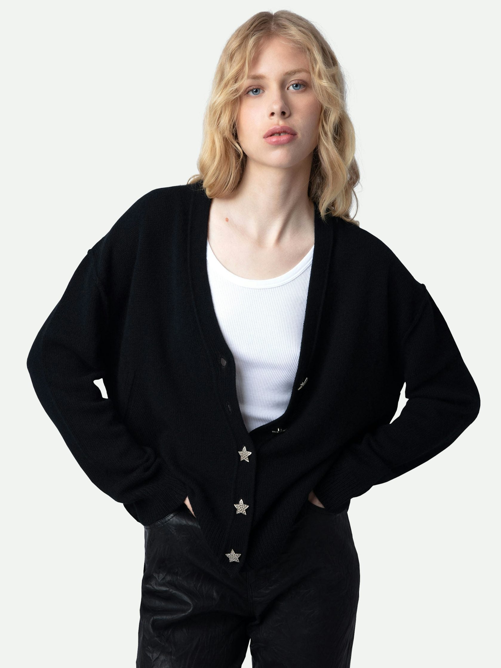 Zadig & Voltaire Mirka Jewelled Cashmere Cardigan