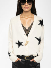 Zadig Mirkaz Stars Cashmere Cardigan