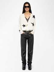 Zadig Mirkaz Stars Cashmere Cardigan