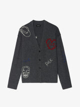 Zadig Mirkaz West Graph Cashmere Cardigan