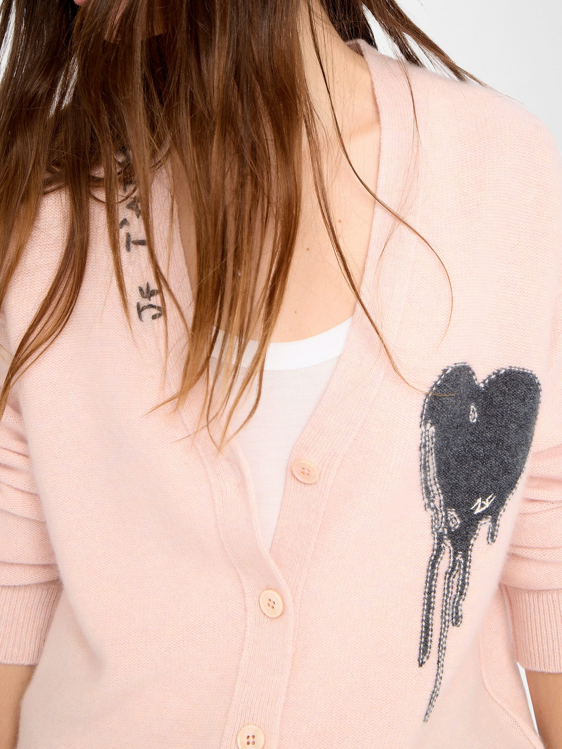 Zadig & Voltaire Mirkaz WS Flowing Heart Sweater