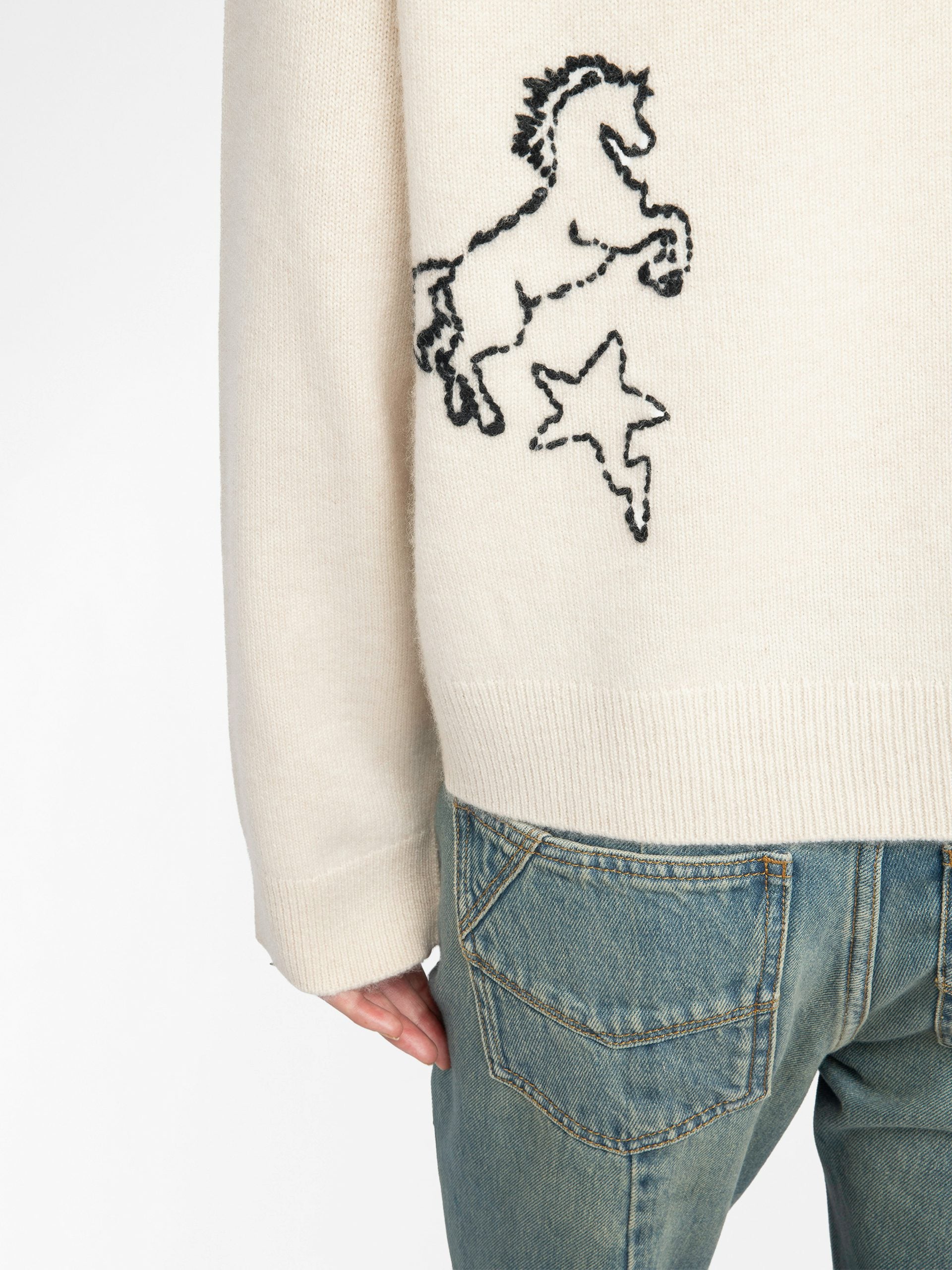 Zadig Mirkaz West Graph Cashmere Sweater
