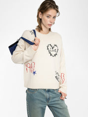Zadig Mirkaz West Graph Cashmere Sweater