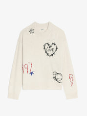 Zadig Mirkaz West Graph Cashmere Sweater