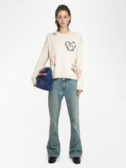 Zadig Mirkaz West Graph Cashmere Sweater