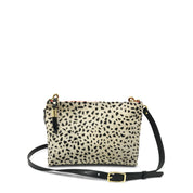 Kempton & Co Nottingham Double Zip Crossbody in Cheetah