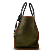 Kempton & Co Olive Suede Taunton Tote