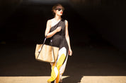 Kempton & Co Metallic Jute Taunton Tote