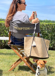 Kempton & Co Metallic Jute Taunton Tote