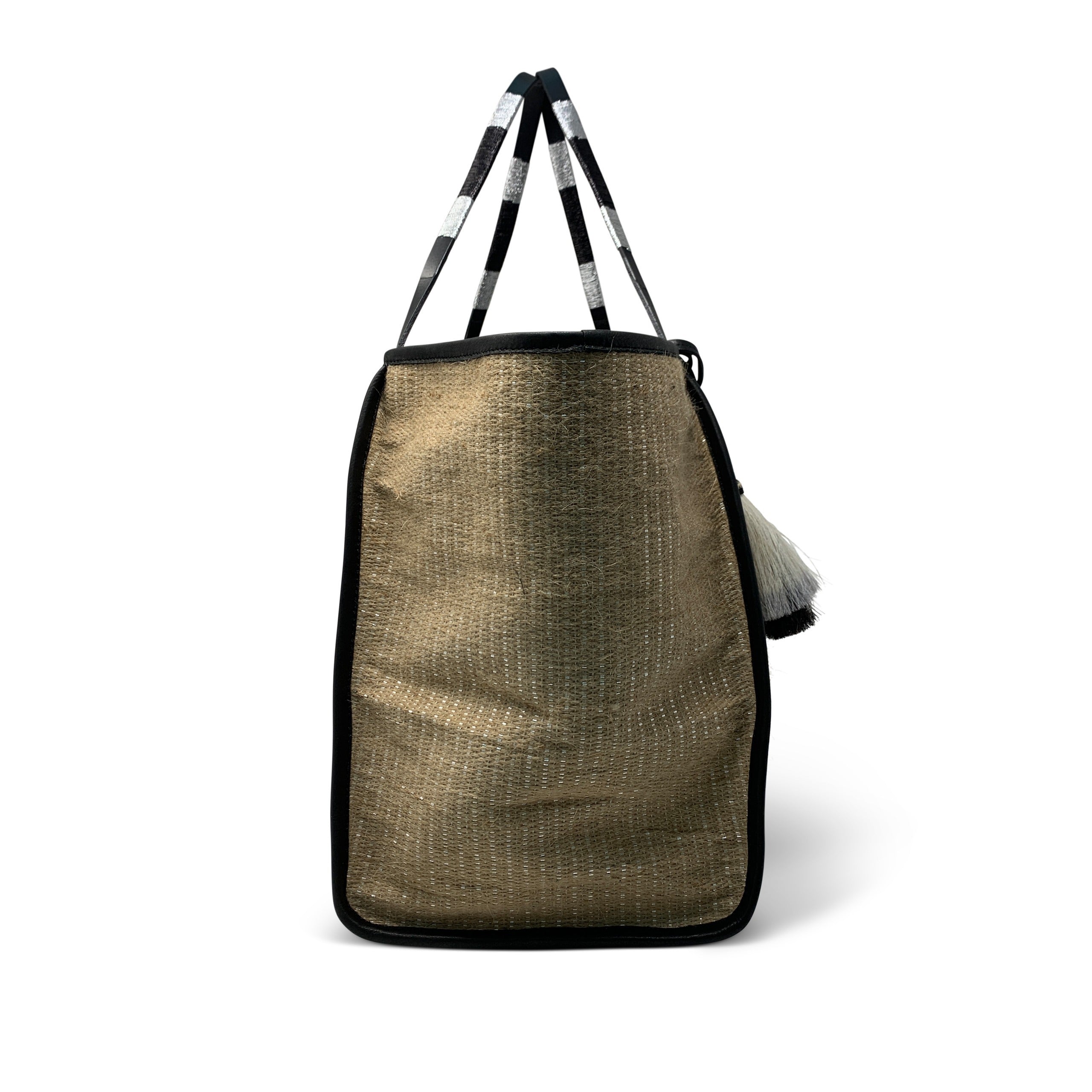 Kempton & Co Metallic Jute Taunton Tote