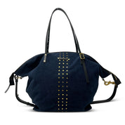 Kempton Washed Navy Canvas Crossbody Bag