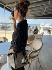 Kempton Metallic Linen Mini Tote