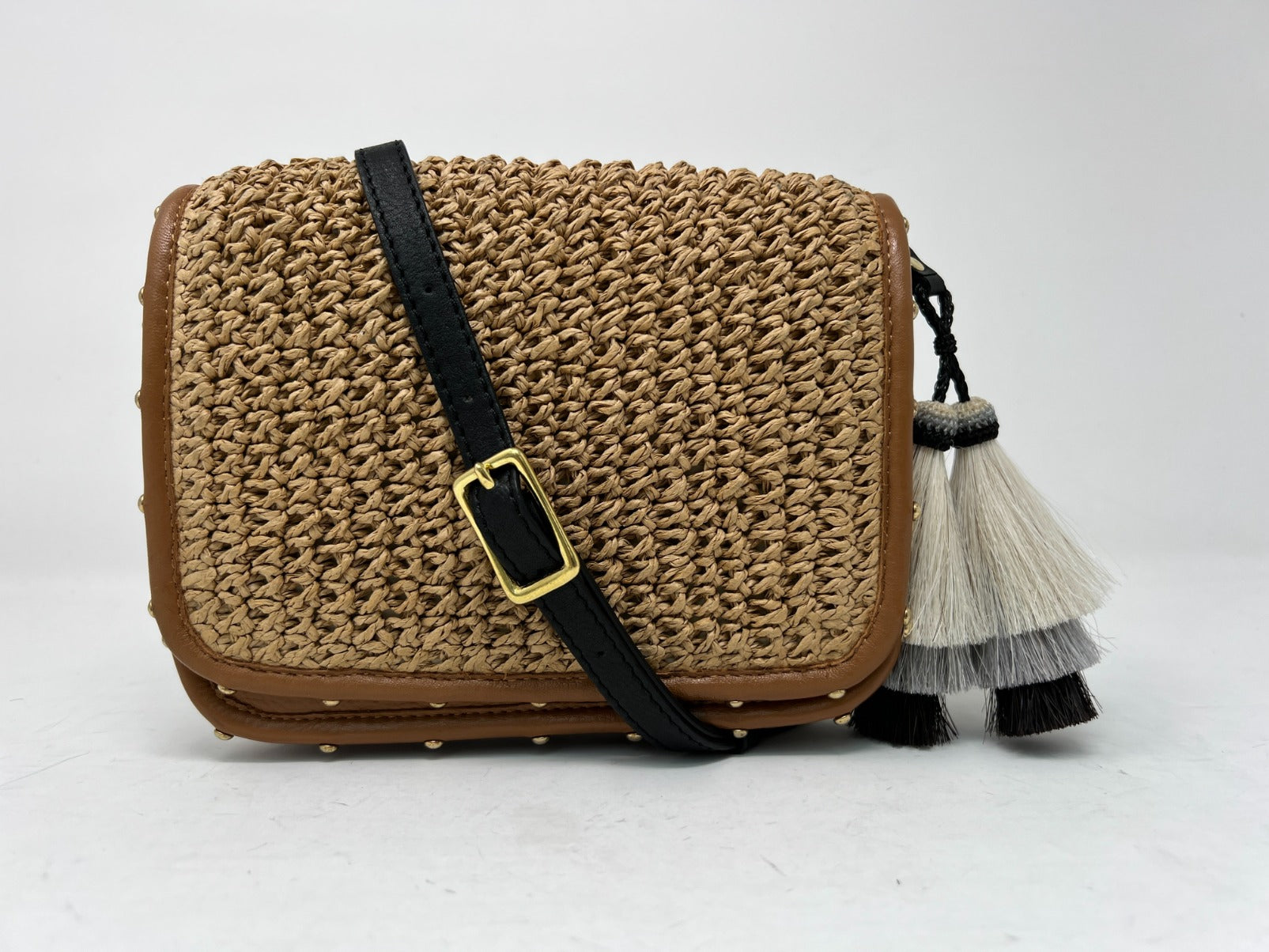 Kempton Raffia Mini Mia Bag