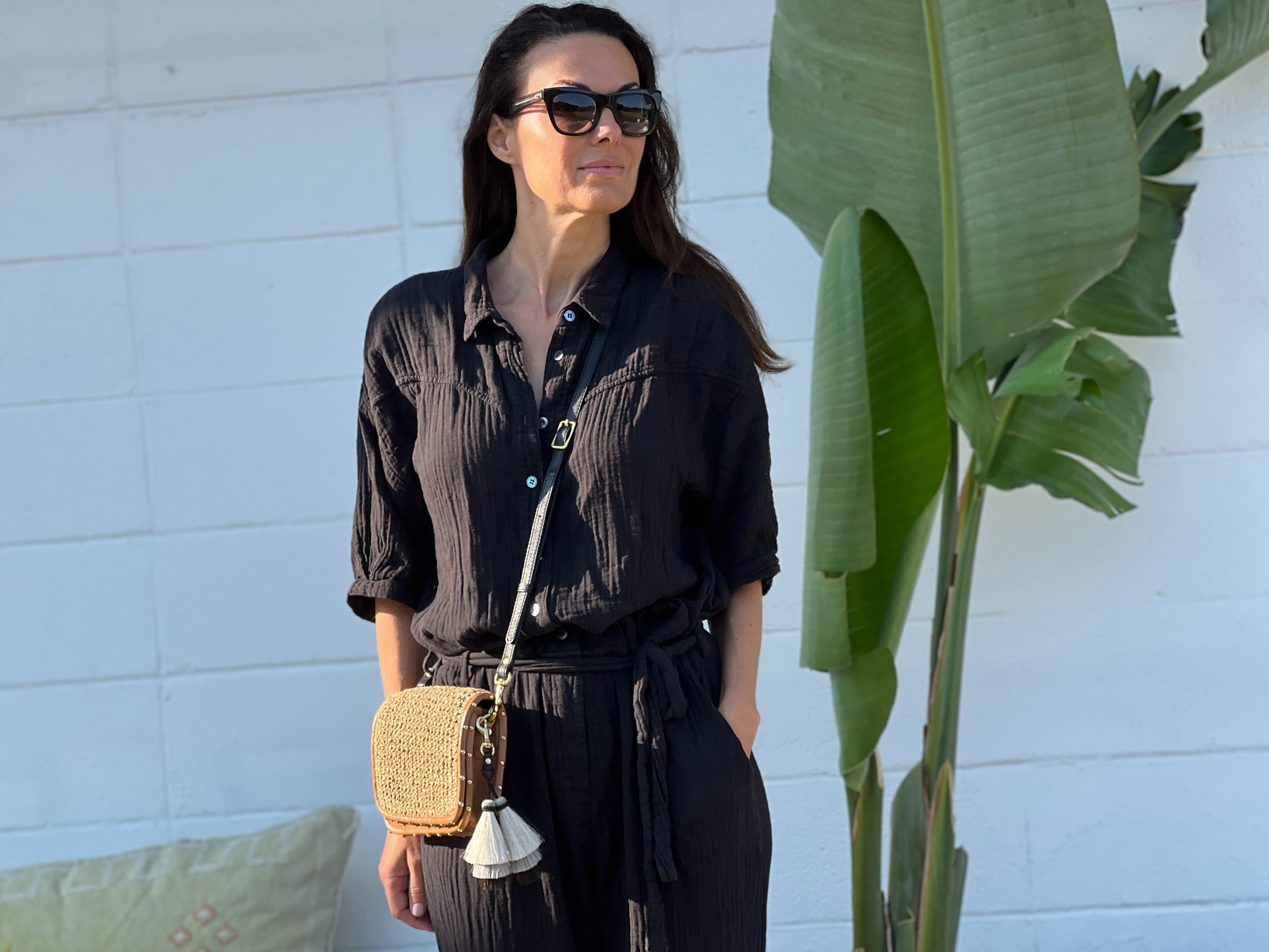 Kempton Raffia Mini Mia Bag
