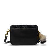 Kempton Mini Mia Crossbody - Black Raffia